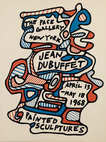 JEAN DUBUFFET 1968 EXHIBITION
