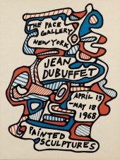 JEAN DUBUFFET 1968 EXHIBITION