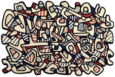 Jean Dubuffet &quot;Tapis&quot;,