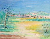 JEAN DUFY (1888-1964) WATERCOL