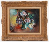 JEAN DUFY, "BOUQUET DE ROSES"