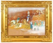 JEAN DUFY 'LE CIRQUE' GOUACHEJ