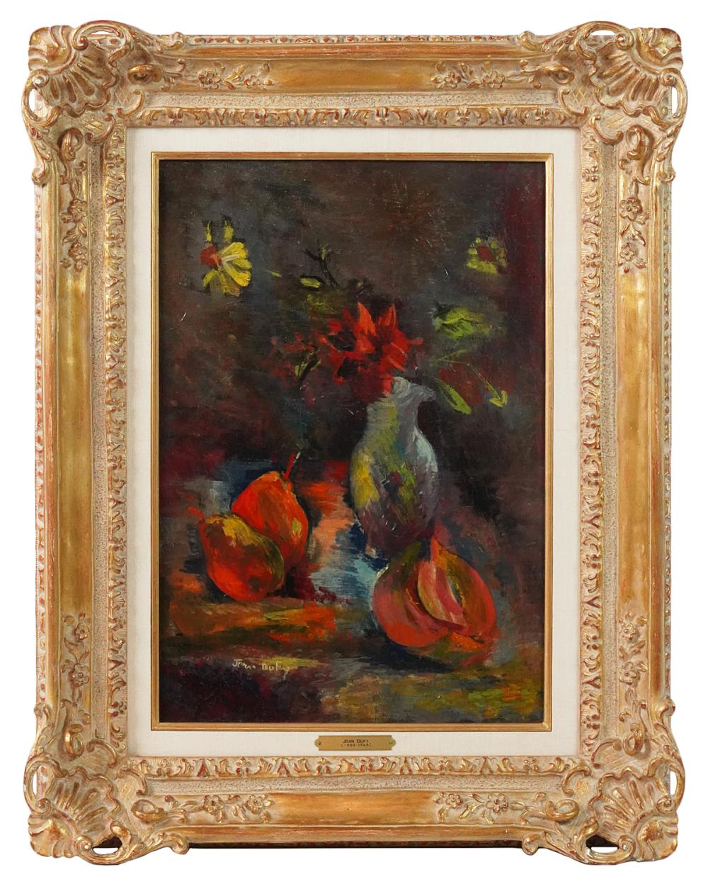 JEAN DUFY 'NATURE MORTE' O/C