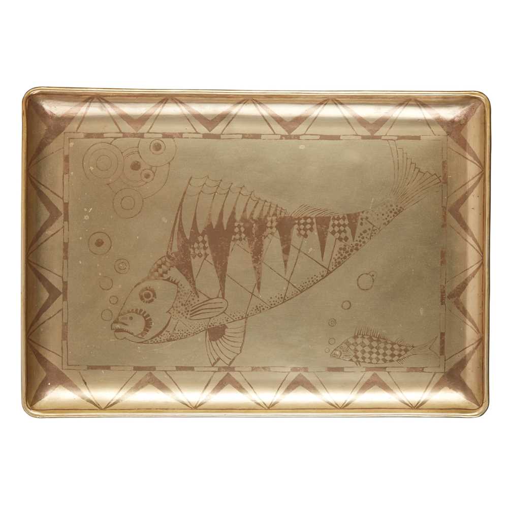 JEAN DUNAND (1877–1942) TRAY, CIRCA