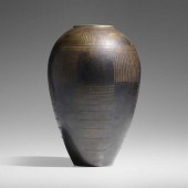Jean Dunand. Dinanderie vase.
