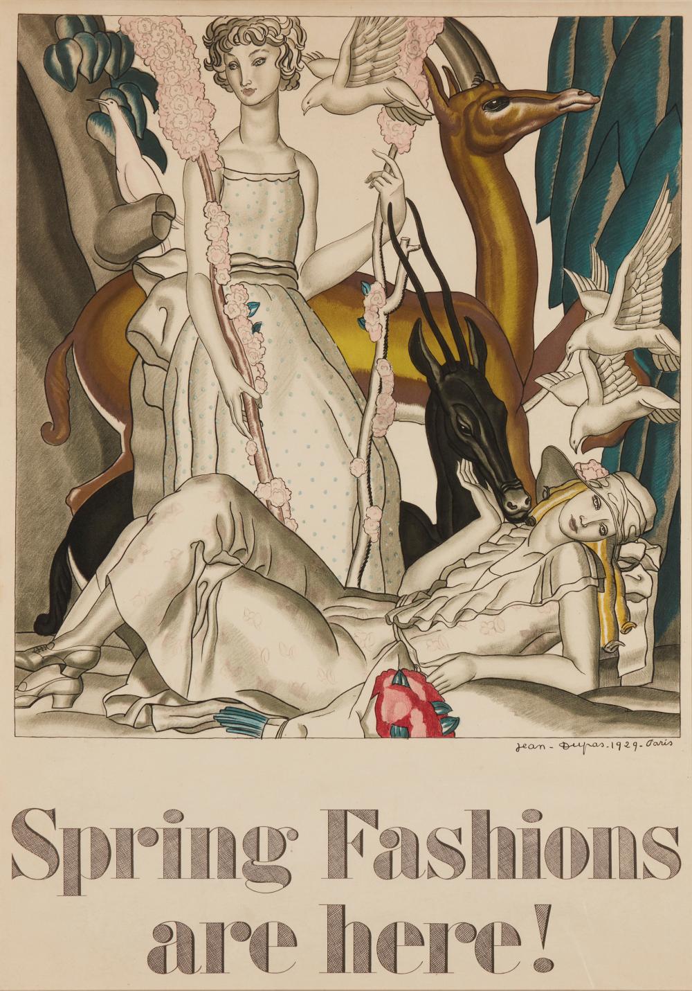 JEAN DUPAS, (1882-1964), "SPRING