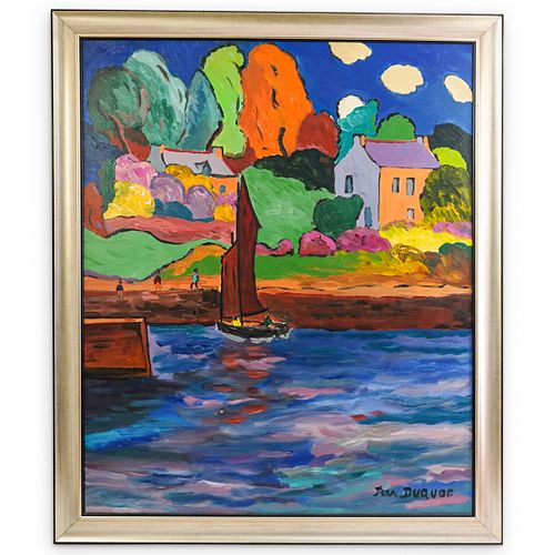 JEAN DUQUOC (FRENCH, 1937) OIL