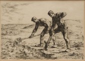 JEAN FRANCOIS MILLET ETCHING "