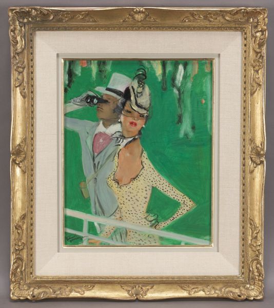 Jean-Gabriel Domergue oil