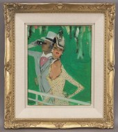 Jean-Gabriel Domergue oil pain