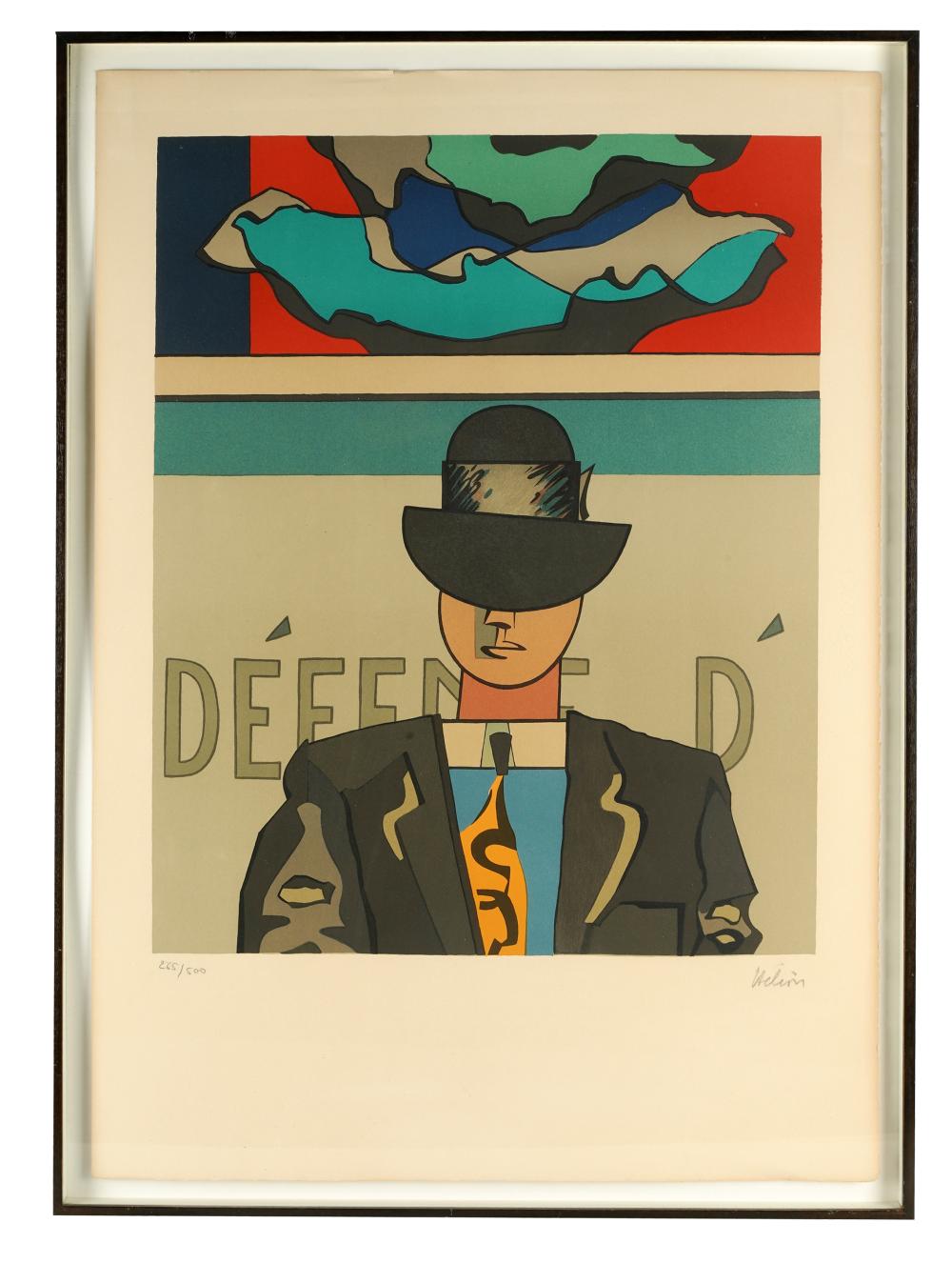 JEAN HELION (1904 - 1987): MAN IN