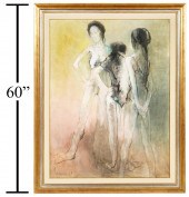 JEAN JANSEM 'TROIS FEMMES' OIL