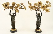 JEAN JULES SALMSON PAIR BRONZE