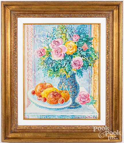 JEAN LAREUSE WATERCOLOR STILL