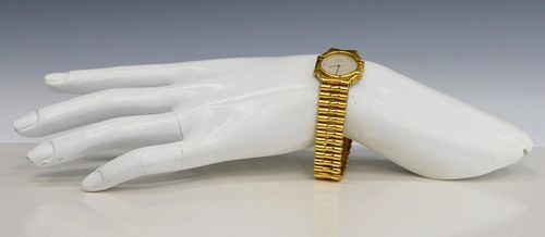 JEAN LASSALE 18KT Y GOLD WATCH &