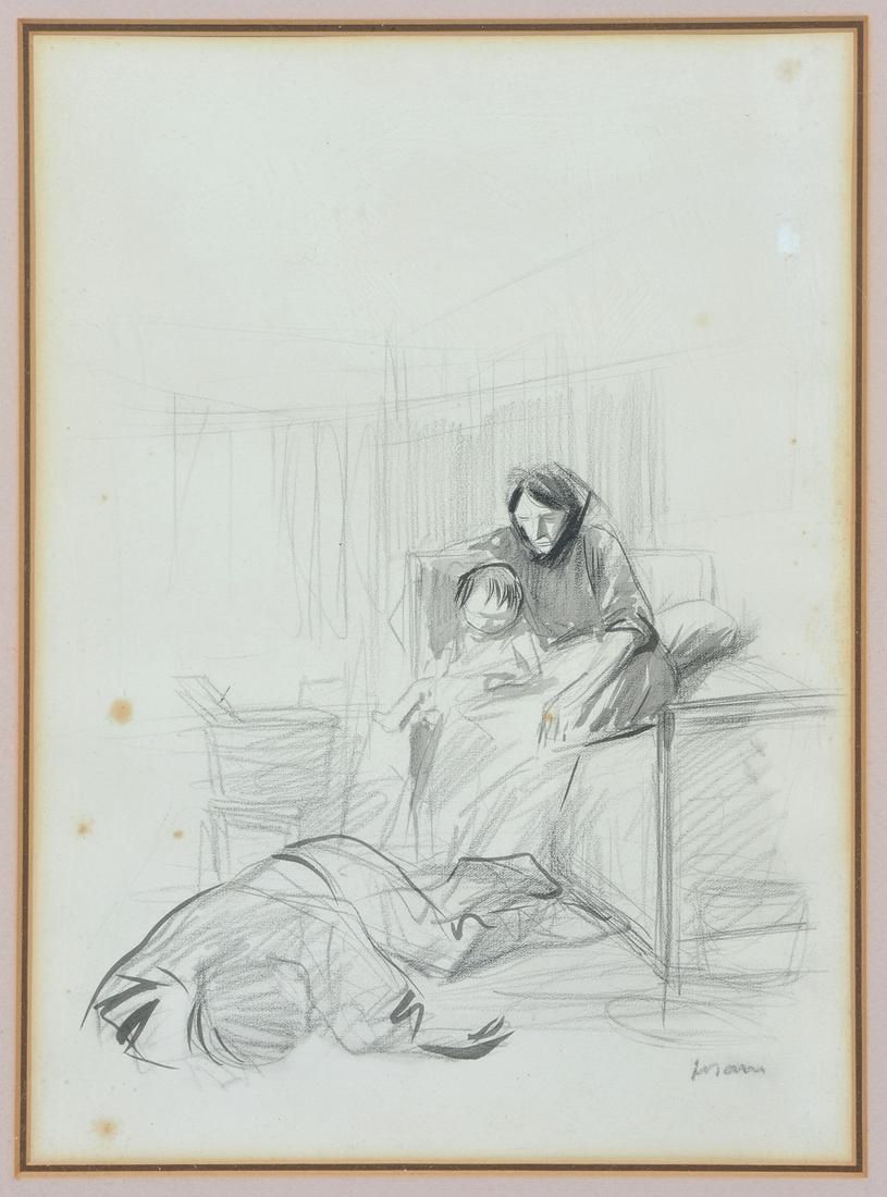 JEAN-LOUIS FORAIN, INTERIOR WITH