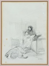 JEAN-LOUIS FORAIN, INTERIOR WI