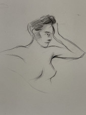 JEAN-LOUIS FORAIN "NUDE WOMAN