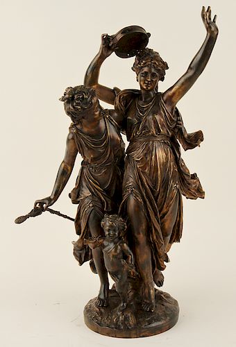 JEAN LOUIS GREGOIRE BRONZE FEMALE