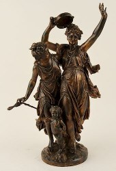 JEAN LOUIS GREGOIRE BRONZE FEM