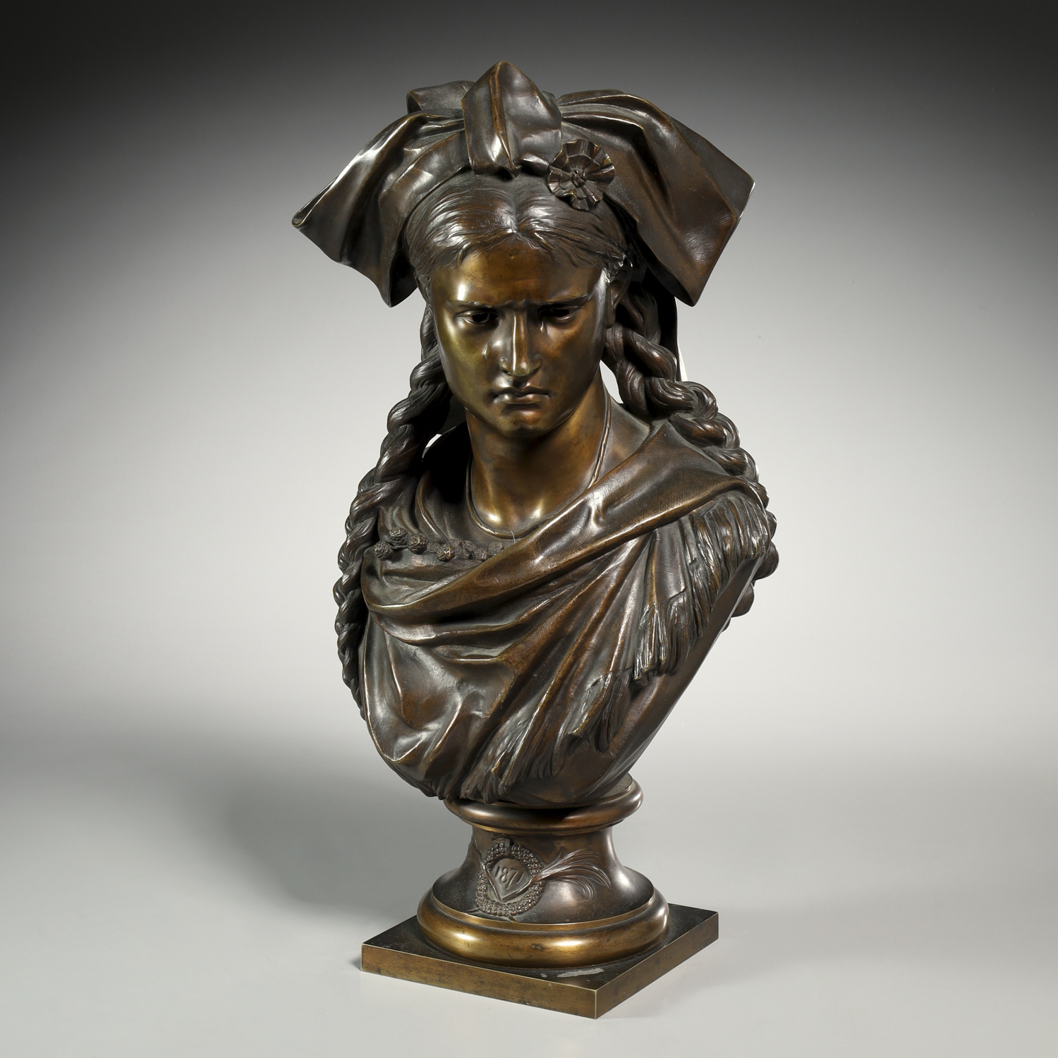 JEAN-LOUIS GREGOIRE, BRONZE,