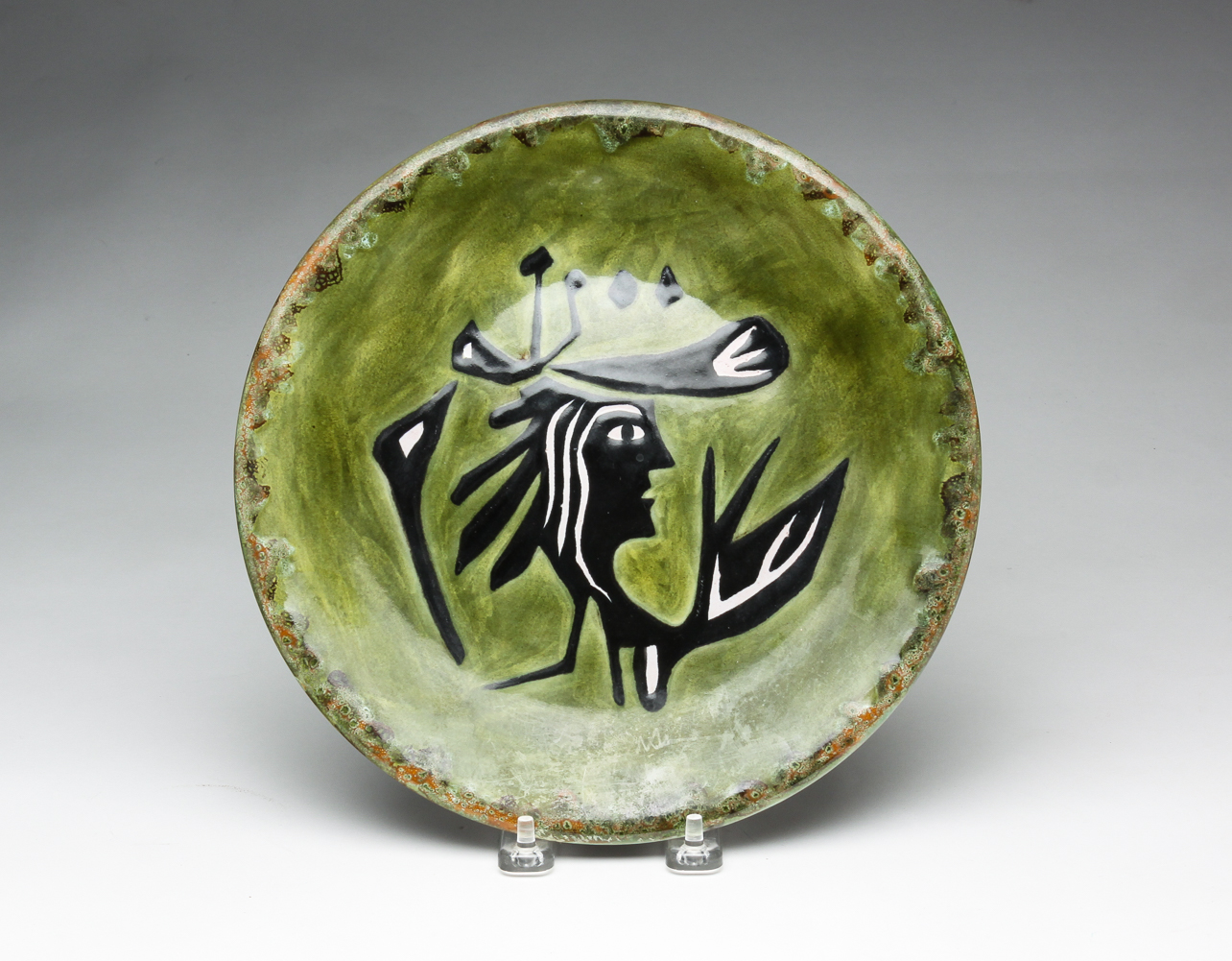 JEAN LURCAT MODERNIST PLATE.