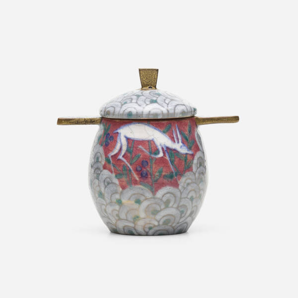 Jean Mayodon. Covered jar. c. 1950,