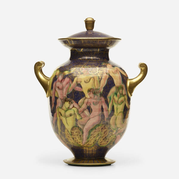 Jean Mayodon. Large covered jar. c.