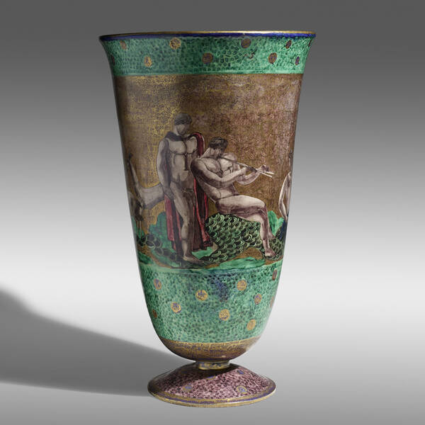 Jean Mayodon. Monumental vase. c.