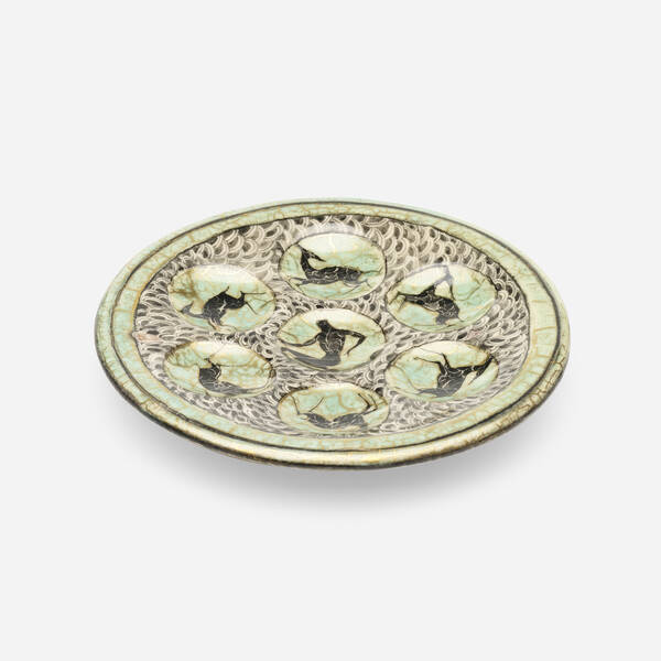 Jean Mayodon. Oyster plate. c.