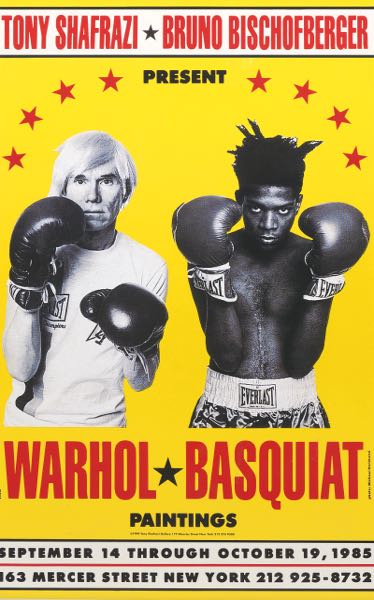 JEAN-MICHAEL BASQUIAT AND ANDY