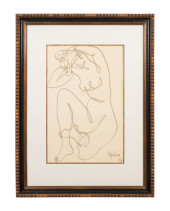 JEAN NEGULESCO, ABSTRACT NUDE