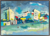 JEAN NERFIN MID-CENTURY OIL ON