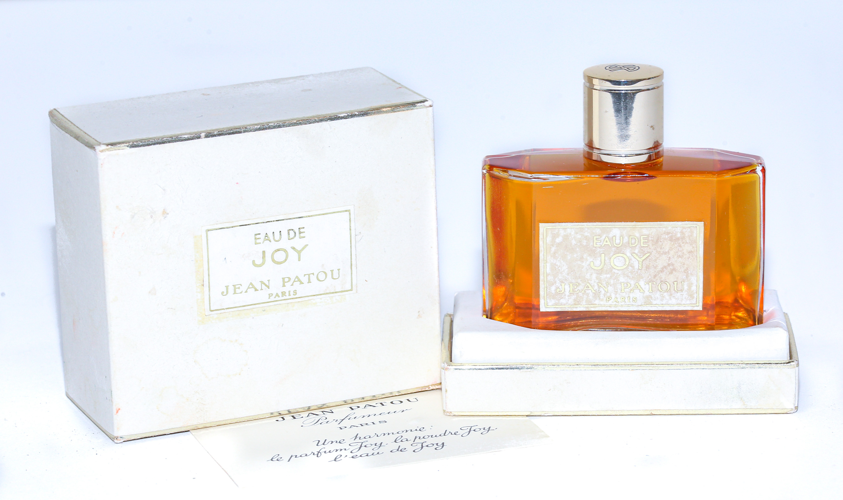JEAN PATOU "EAU DE JOY" PERFUME