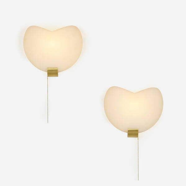 Jean Perzel. Sconces, pair. c.