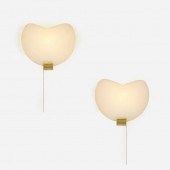 Jean Perzel. Sconces, pair. c.