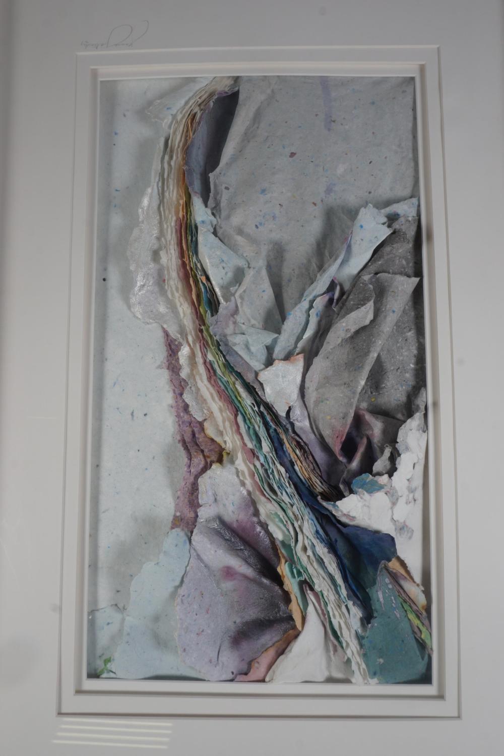 JEAN PETROSKY PAPER ART "TIME OF