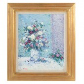JEAN-PIERRE DUBORD. VASE OF FL