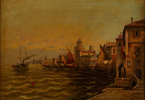 JEAN-PIERRE HERON 19TH C. VENICE