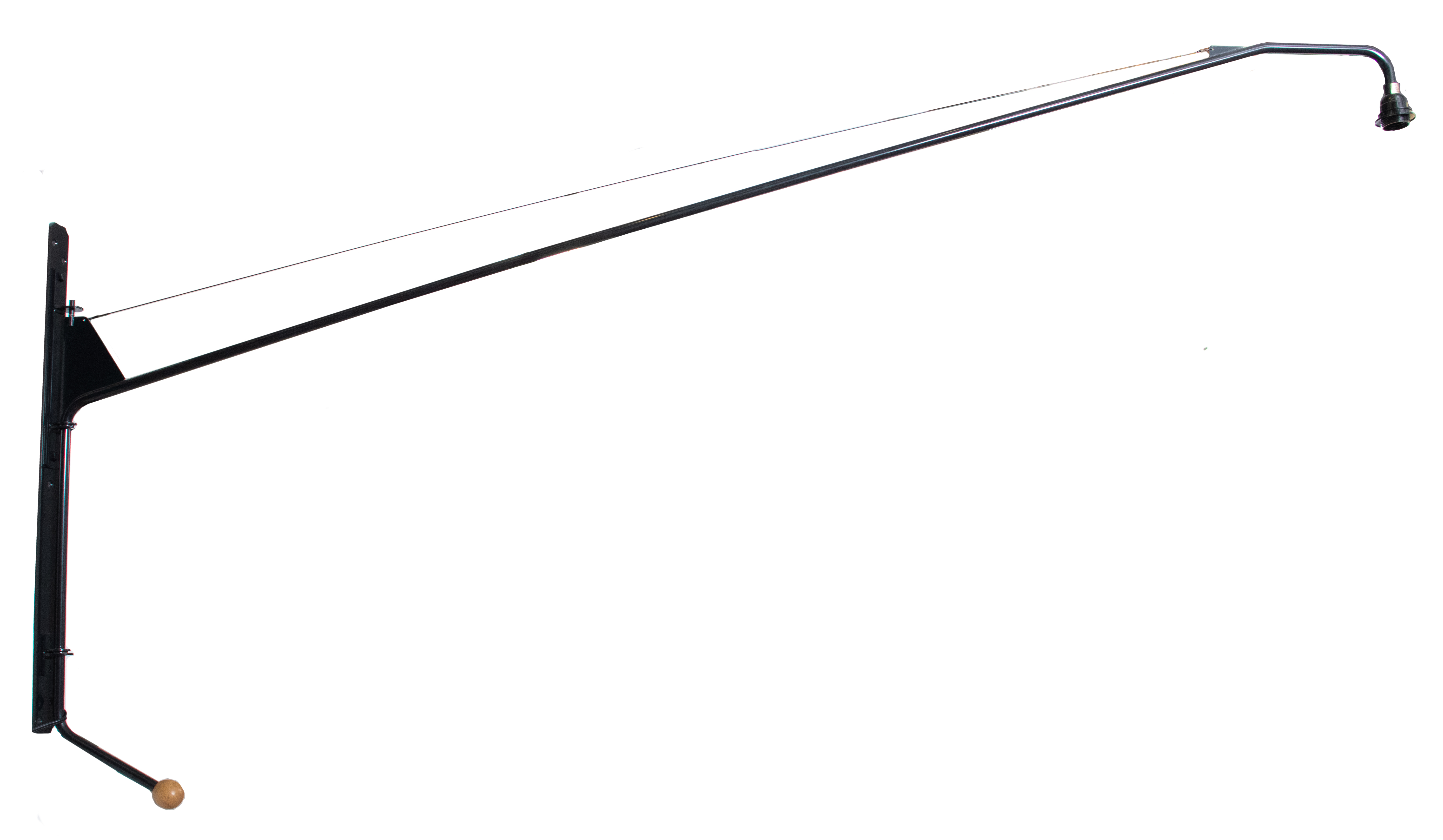 JEAN PROUVE "POTENCE" LAMP IN BLACK