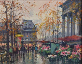 JEAN SALABET OIL ON CANVAS PAR