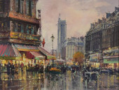 JEAN SALABET OIL ON CANVAS PAR