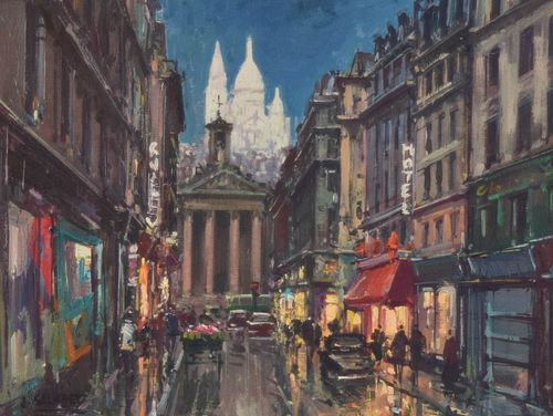 JEAN SALABET OIL ON CANVAS PARIS