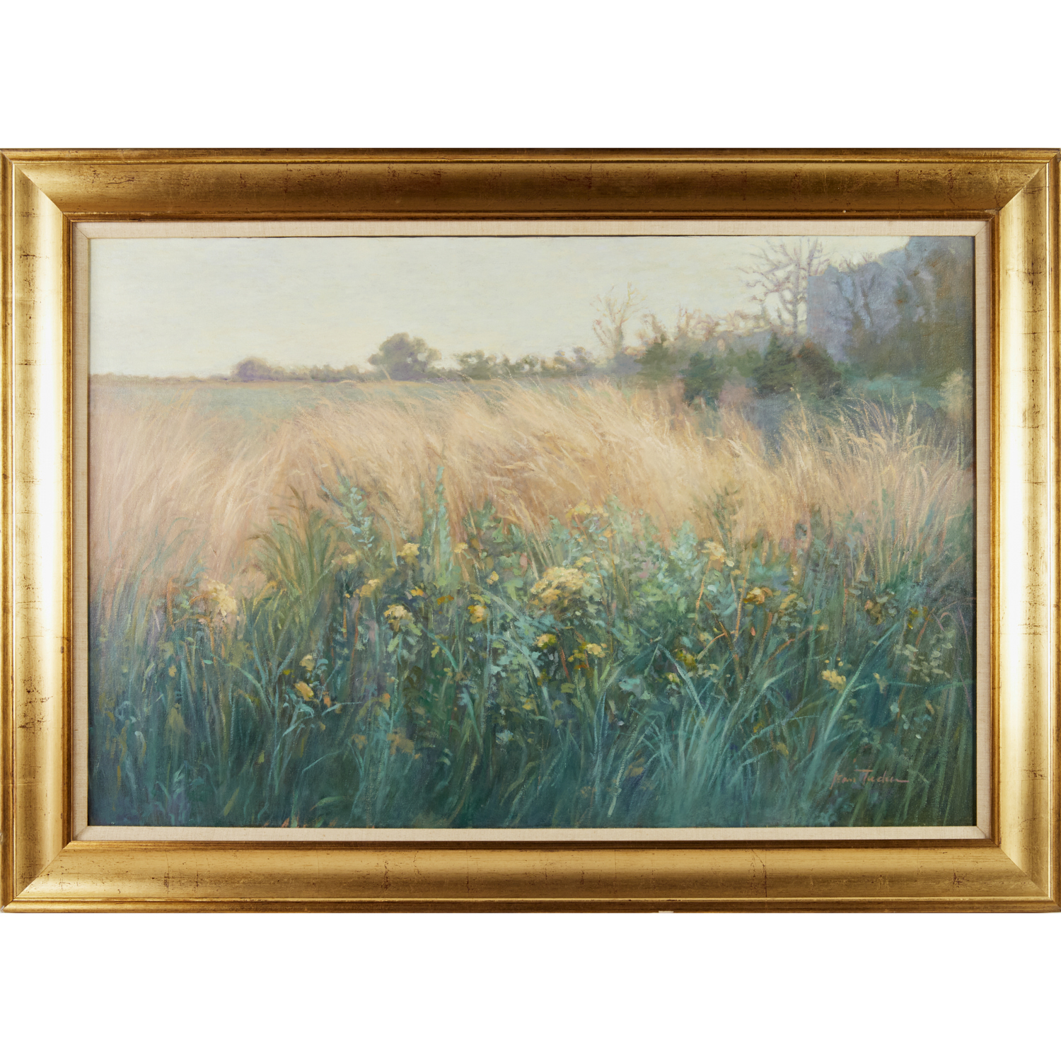 JEAN TUCKER, LARGE PAINTING, CAPE