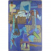JEAN VARDA, LARGE MIXED MEDIA