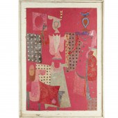 JEAN VARDA, LARGE MIXED MEDIA