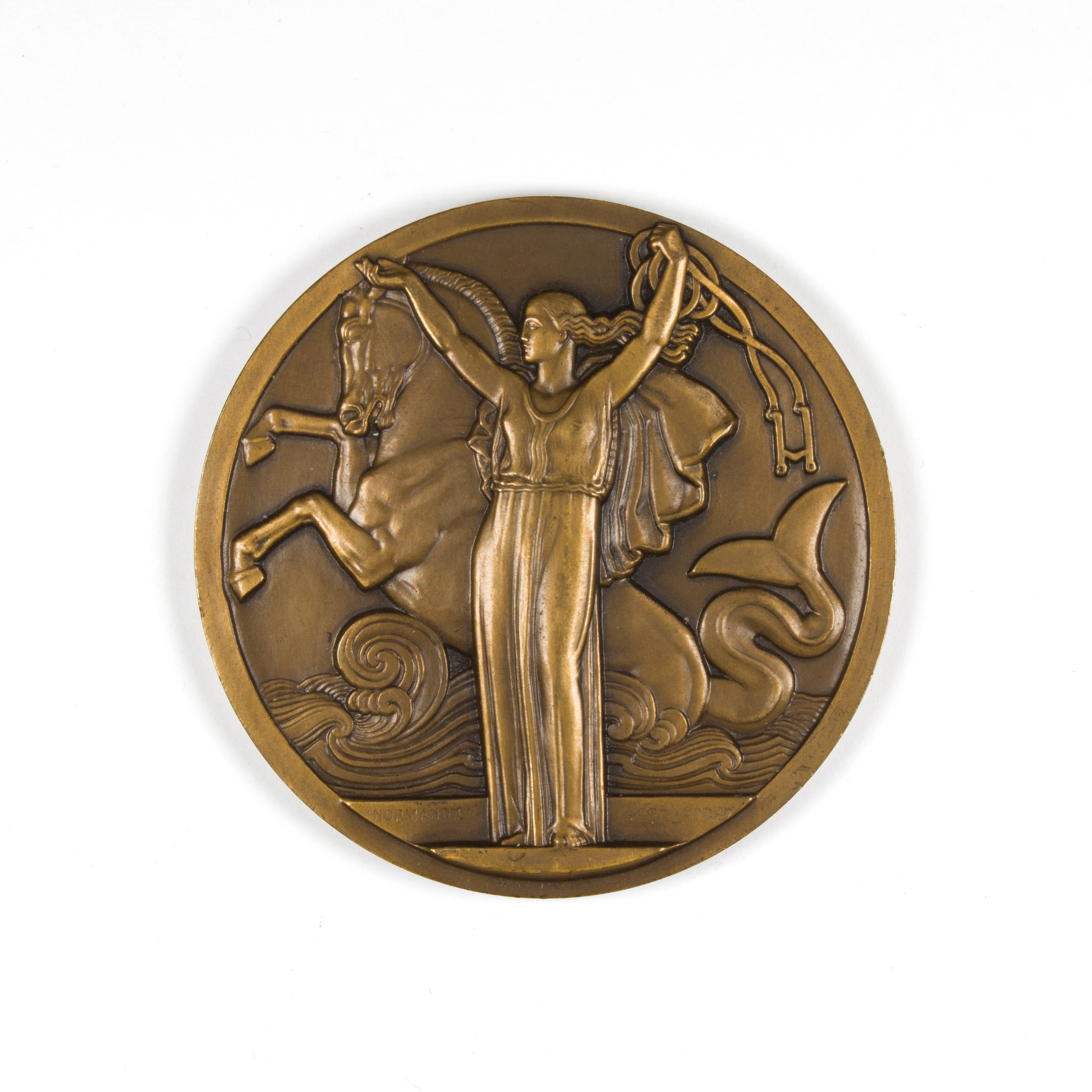 JEAN VERNON, BRONZE MEDAL OF THE