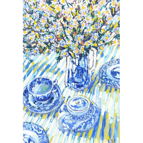 Jean Winter, 20th c - Primroses,