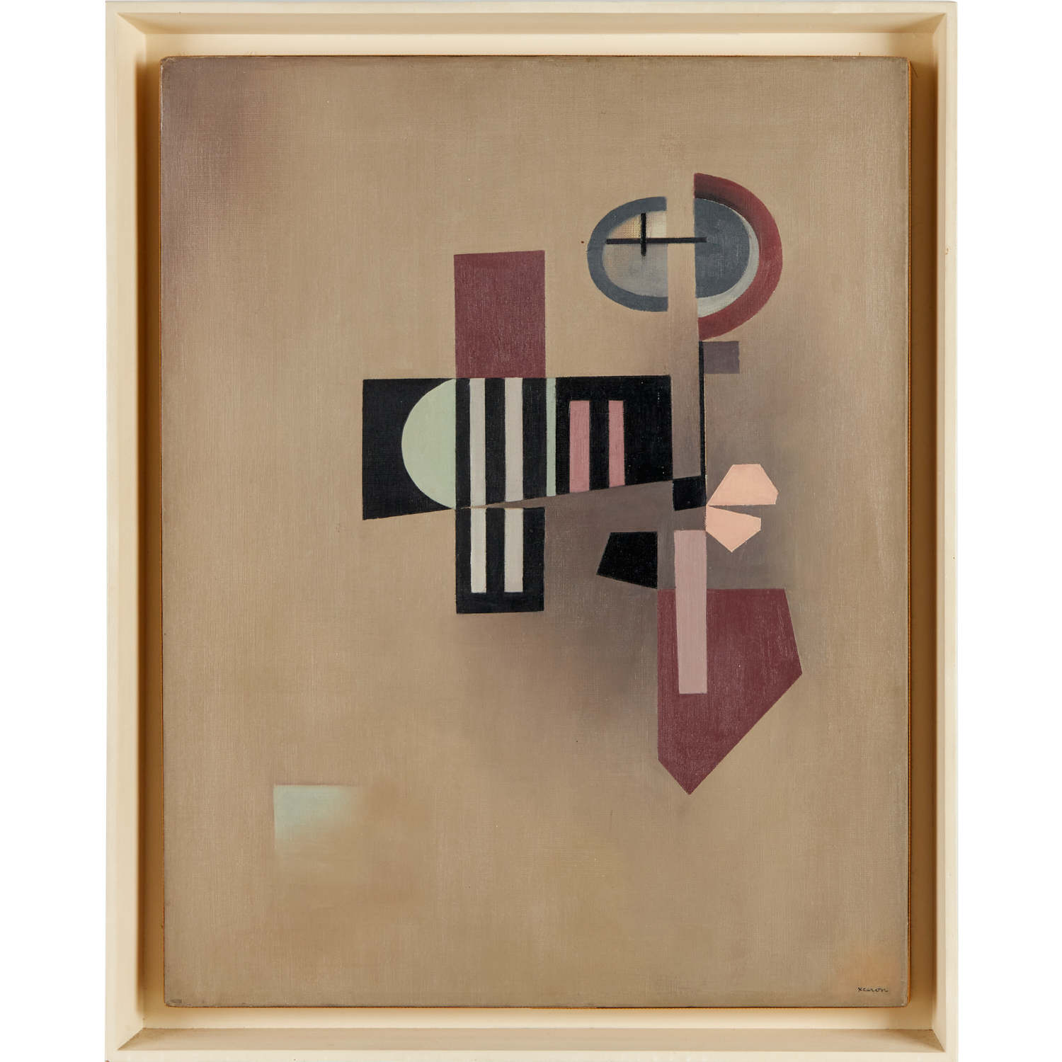JEAN XCERON, OIL ON CANVAS,