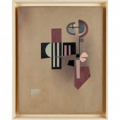 JEAN XCERON, OIL ON CANVAS, EX